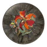 Rare plate bel delecourt quimper antique