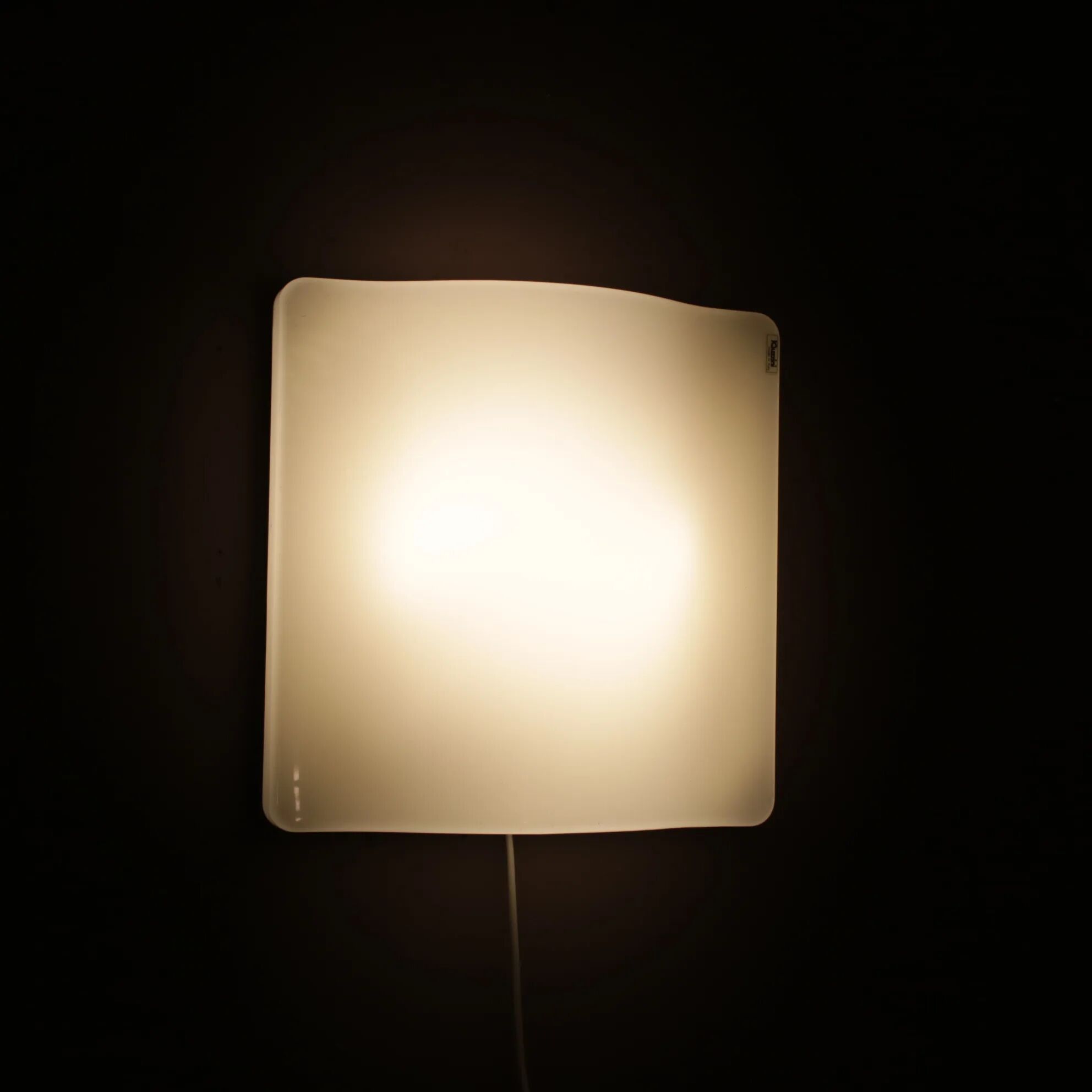 1970s “Wave” wall lamp by iGuzzini, Italy