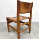 Vintage leather dining chairs Werner Biermann Arte Sano