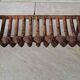 Cast iron log holder