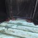 Art-deco sheet metal firewall screen