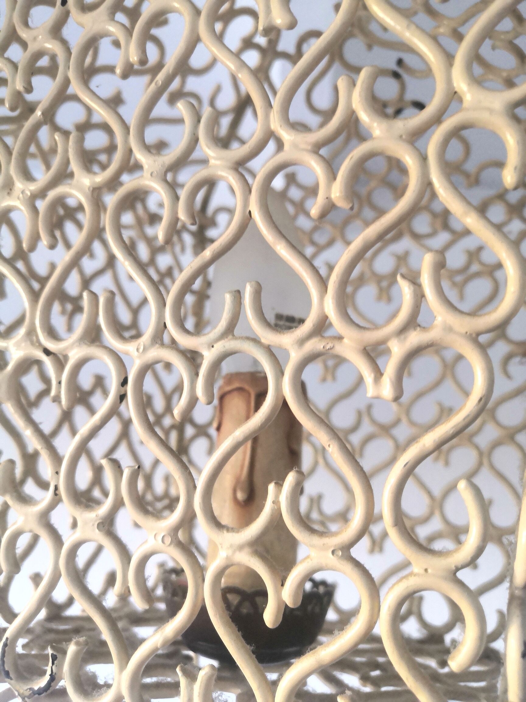 Lantern suspension in metal hooks design 50s - 60s