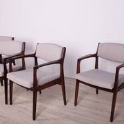 Rosewood Armchairs by Erik Buch for Ørum Møbelfabrik, 1960s, Set of 4