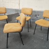 Set de 4 André Simard chairs