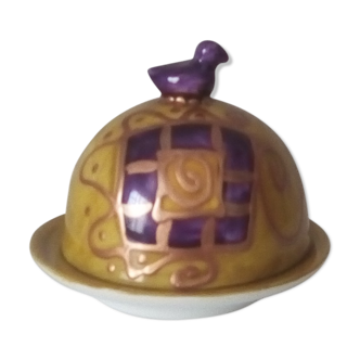 Photophore artisanal en porcelaine