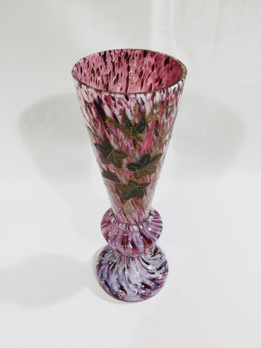 Vase en cristal de Clichy
