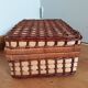 Wicker rattan suitcase