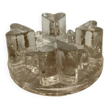 Heart-shaped candle holder warmer