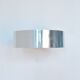 Chromed metal and glass wall lamp by Bruno Gatta for Stilnovo, Italy 1960's