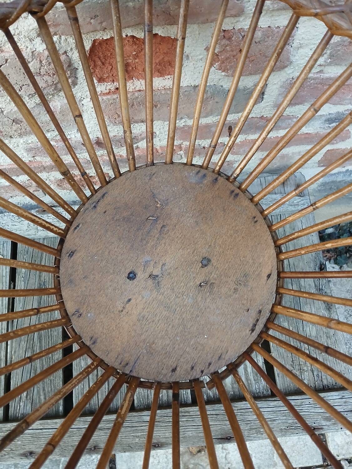 Panier à couture vintage
