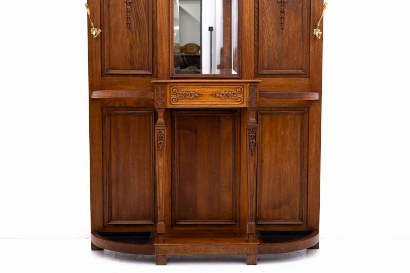 Hallway wardrobe, France, circa 1910.