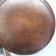 Curved wooden stool Luterma