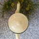 Pale yellow enamelled coffee maker