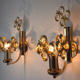 Paire d'appliques Palwa par Ernest Palm, 1960, Espagne