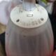 80s pink opaline pendant lights