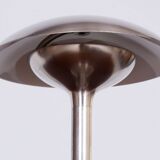 Czech Bauhaus Table Lamp, Designer František Anýž, Nickle-Plated Steel, 1920s