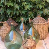 Demijohn decorative green pale 10 litres