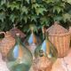 Demijohn decorative green pale 10 litres