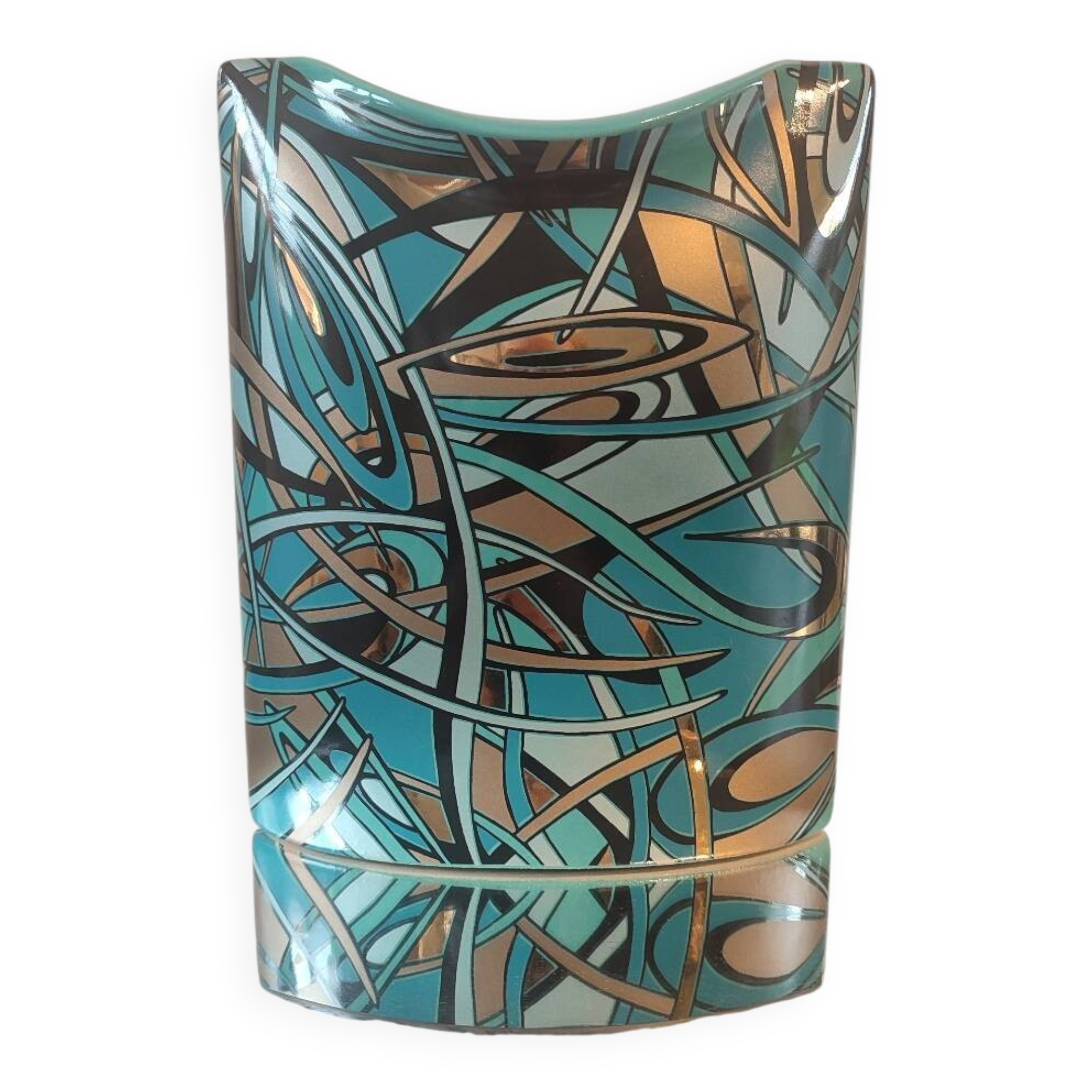 Steuler ceramic vase from the 60s - 70s signed Steuler design