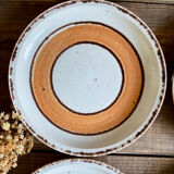 6 vintage Gien plates