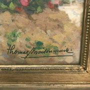 Oil on canvas signed Maisonneuve