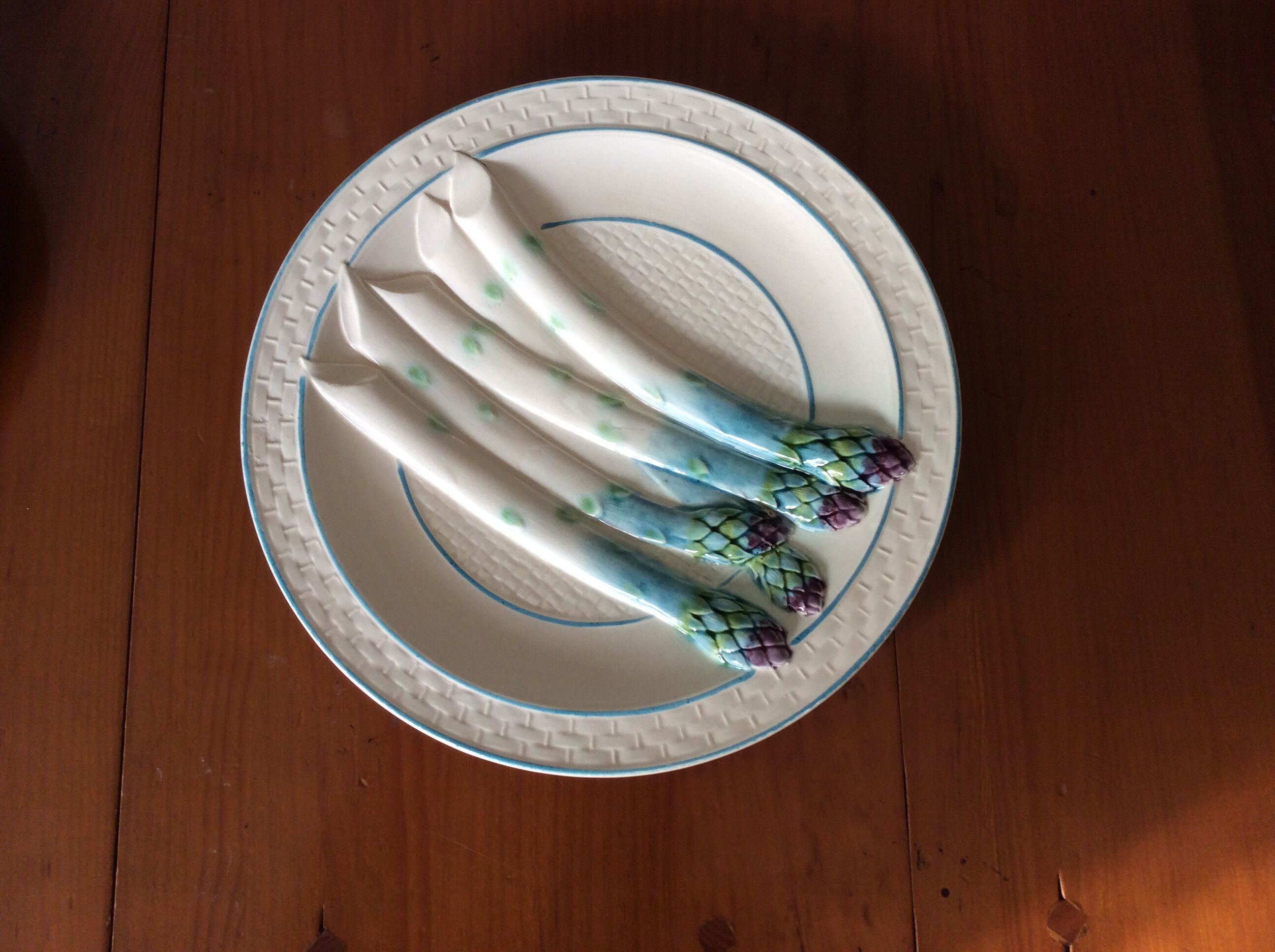 6 asparagus plates