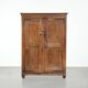 Antique oak farmhouse cupboard from the 17th century with original fittings