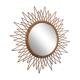 Vintage rattan sun mirror 65 cm