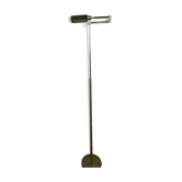Vintage brass reading floor lamp - 1980s