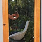 Art Deco door mirror with 5 staples