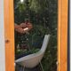 Art Deco door mirror with 5 staples