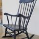 Vintage rocking chair rocking chair 1950 black