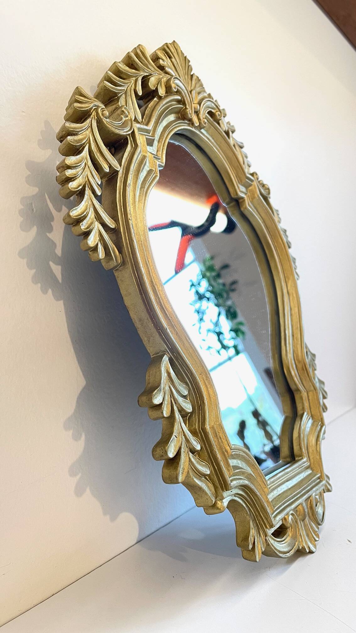Vintage Gold Rococo Style Mirror