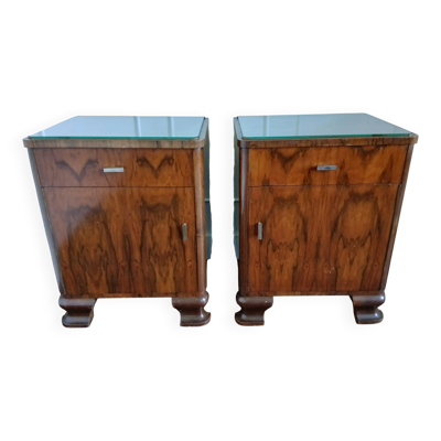 paire de table de chevet Art Déco