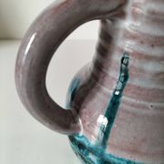Glazed ceramic pitcher by Pichet Accolay, circa 1955–1965.