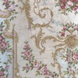 Tapis ancien français style savonnerie mécanique 197X280 cm