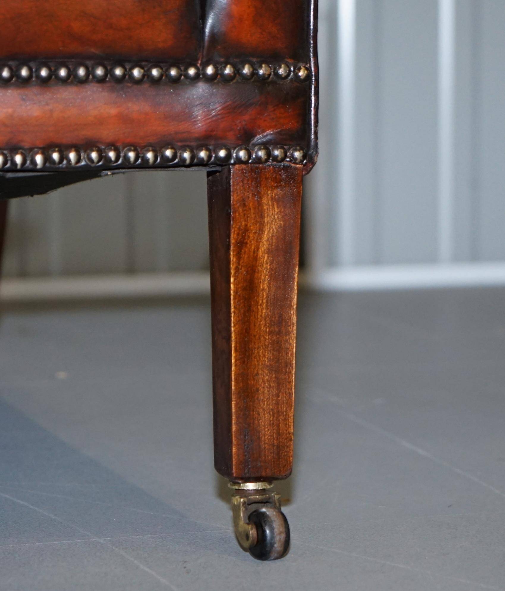 Lutyens' Viceroy leather canapé, circa 1900