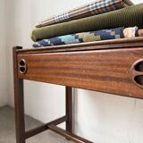 Jacques Hauville bedside table Roche Bobois mahogany