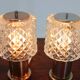 Pair of Small Design Table Lamps by Kamenický Šenov, 1970s