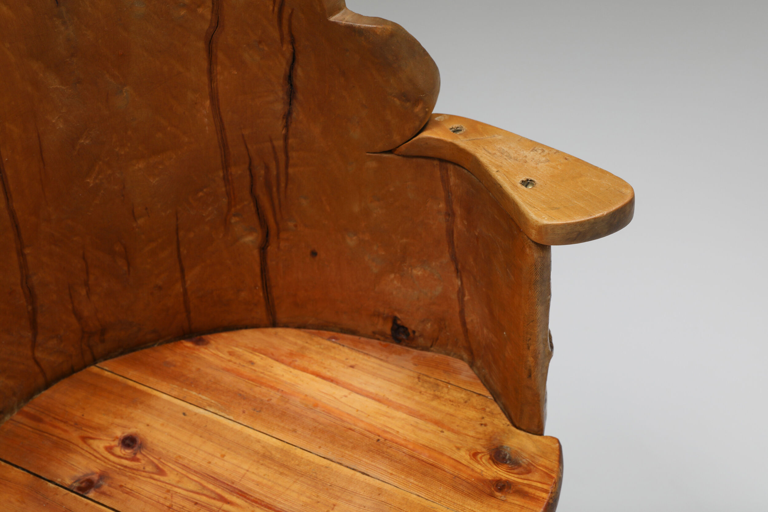 Wabi-Sabi organic wooden chair - 1830's