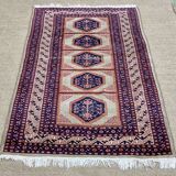 Handmade Pakistani Wool Rug - 1m46 x 94cm