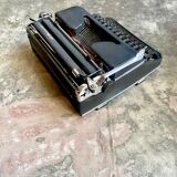 Olympia typewriter in black metal