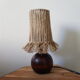 Lamp made of upcycled jute wire
