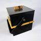 Hollywood Regency bamboo & lucite ice bucket, Italy, 1970s