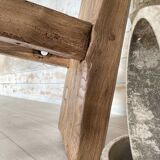 Table basse primitive en bois massif