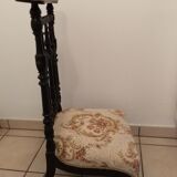 Prie-Dieu Napoleon III in blackened pear tree