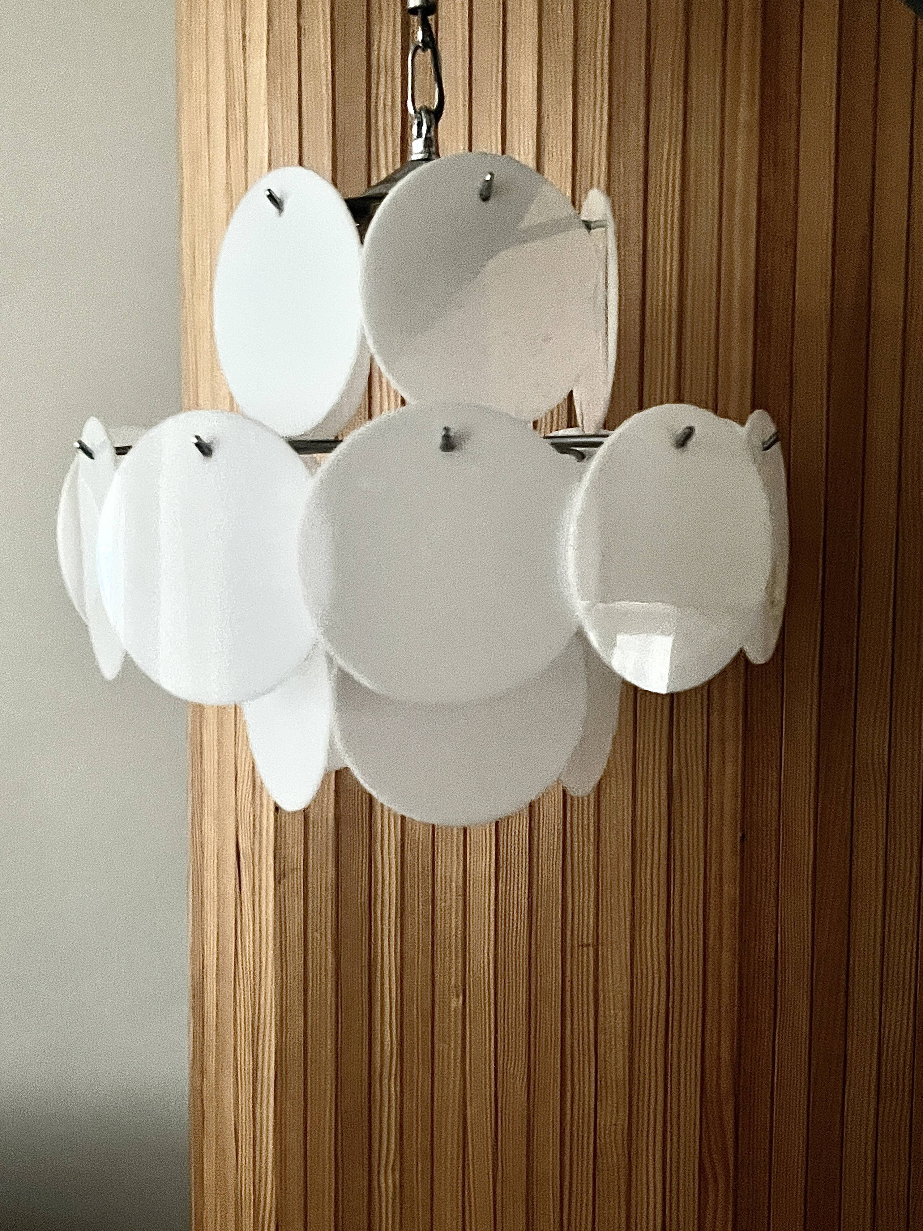 Italian suspension light by Vistosi, design Italy 1970.