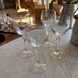Crystal wine glasses