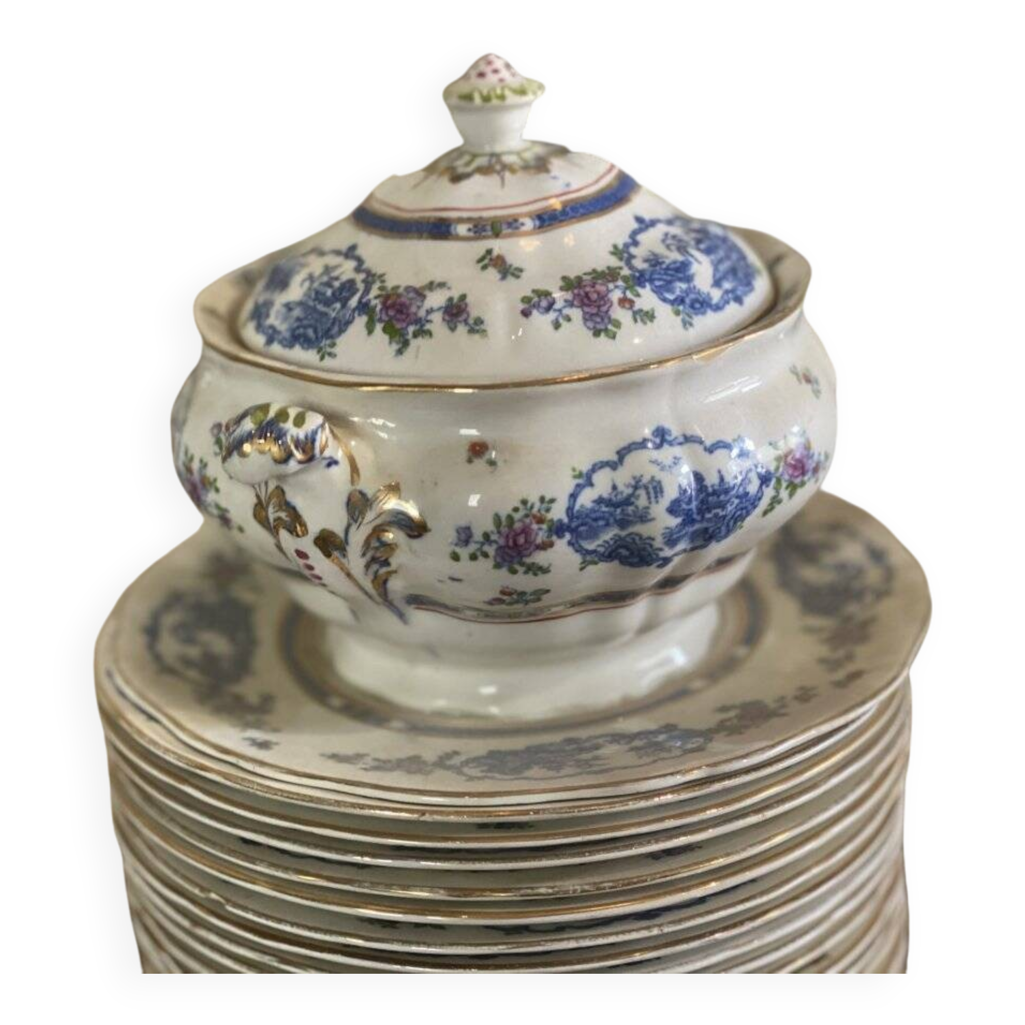 Earthenware dinner service, 155 pieces, Waring and Gillows, London