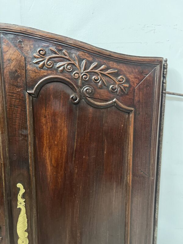Ancienne paire de portes d'armoire en chene massif XVIII siècle